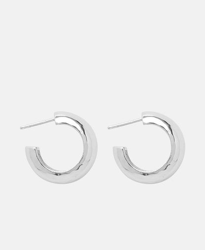 Lawrence Grey Jewelry Obručové náušnice Stříbrná 2