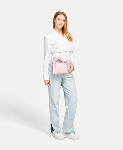 Marc Jacobs kožená kabelka Růžová 6