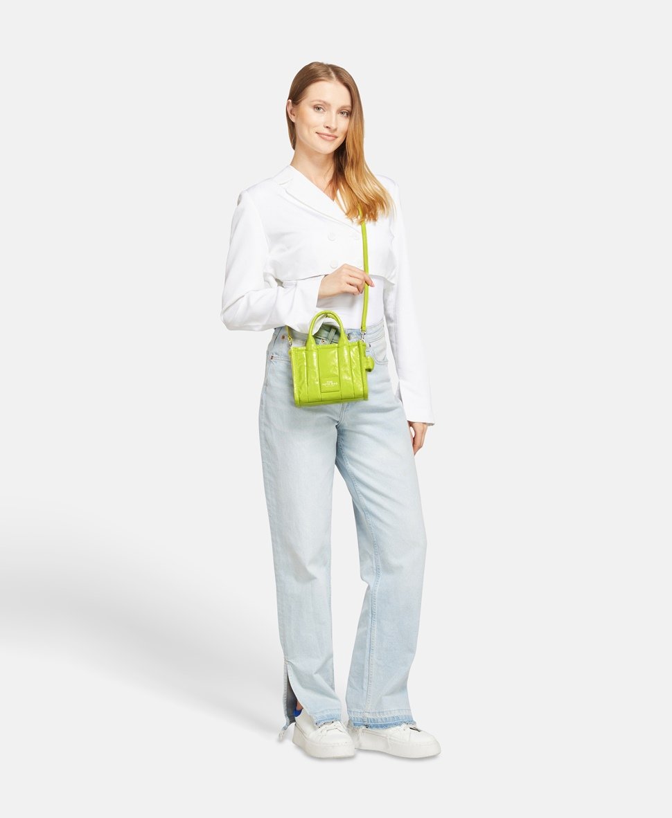Marc Jacobs kožená kabelka Zelená 6