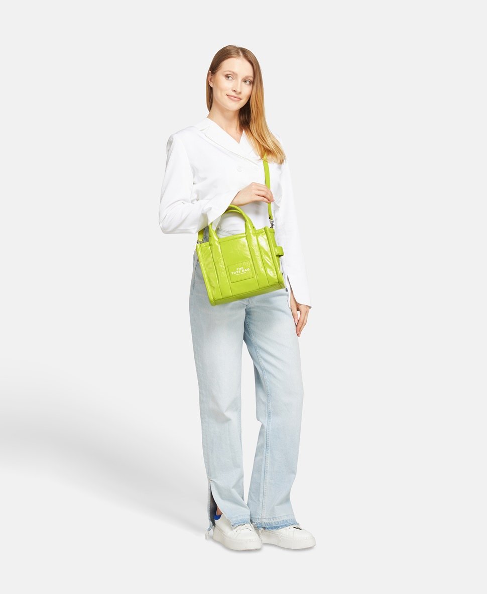 Marc Jacobs kožená kabelka Zelená 6