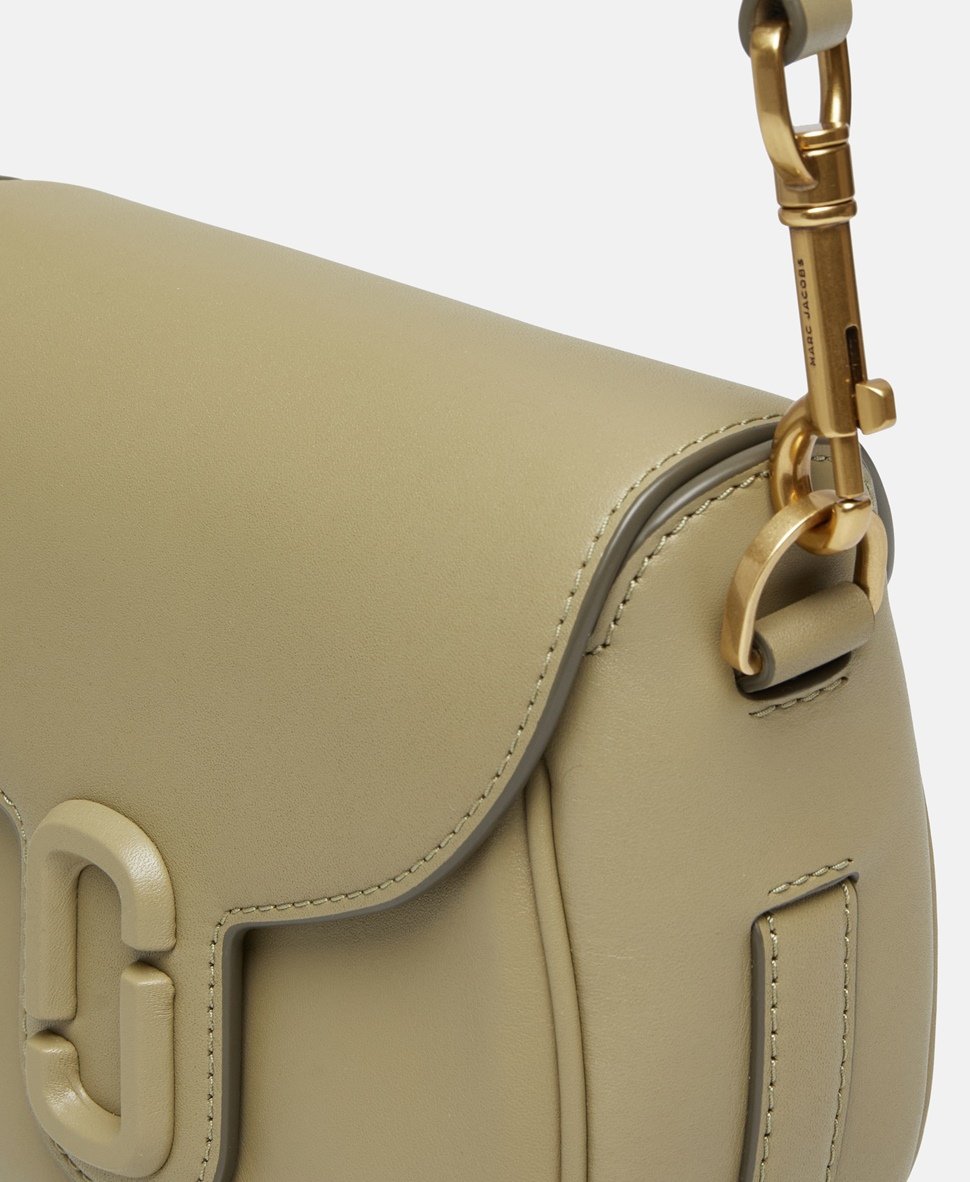 Marc Jacobs Kožená messenger taška Zelená 2