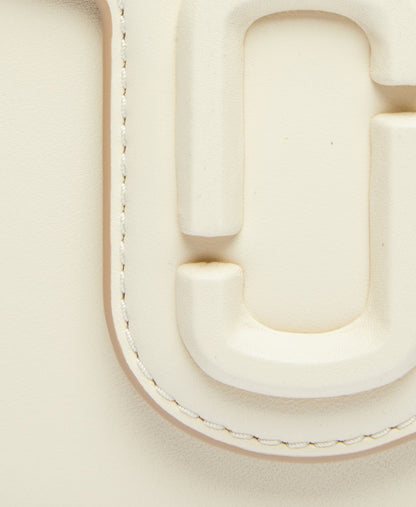 Marc Jacobs Kožená messenger taška Bílá 3