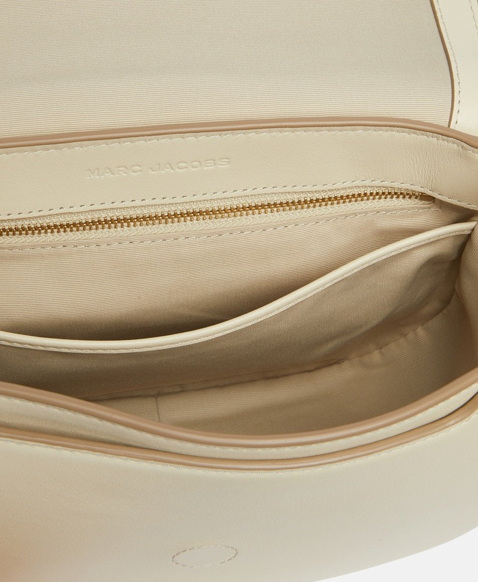 Marc Jacobs Kožená messenger taška Bílá 4