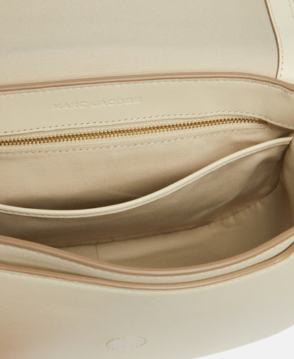 Marc Jacobs Kožená messenger taška Bílá 4