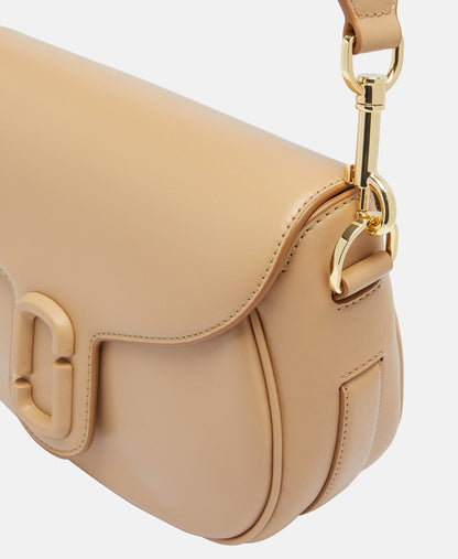 Marc Jacobs Kožená messenger taška Camel 2