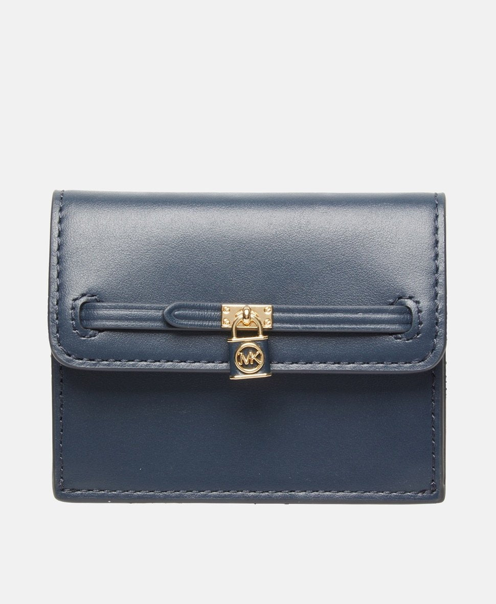 Michael Michael Kors kožená peněženka Tmavě modrá 1