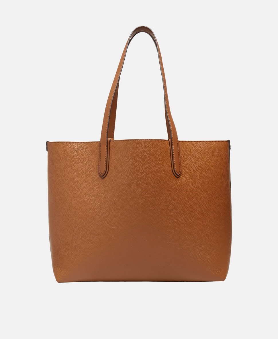 Michael Michael Kors oboustranná kožená kabelka shopper Koňaková 4