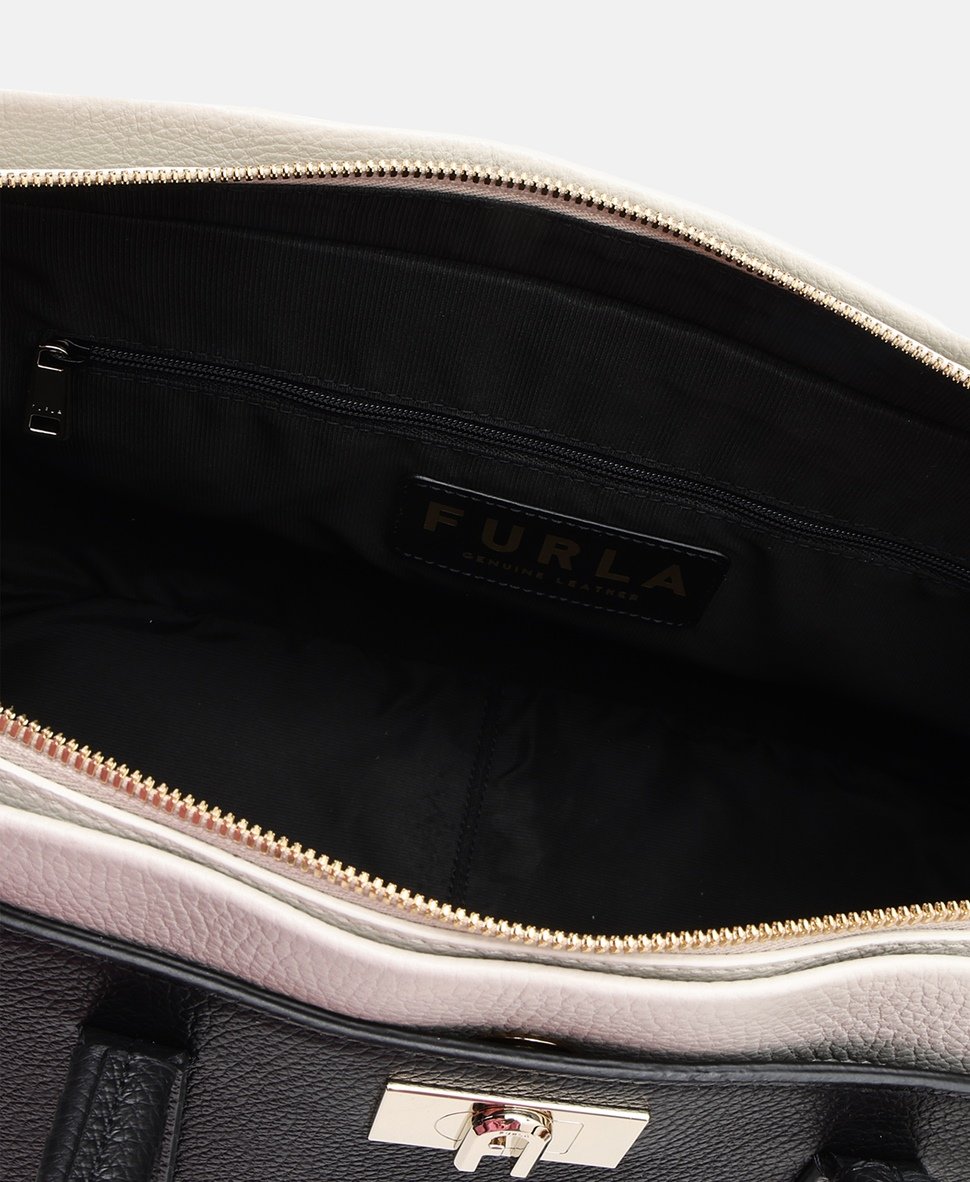 Furla kožená kabelka Černá 3