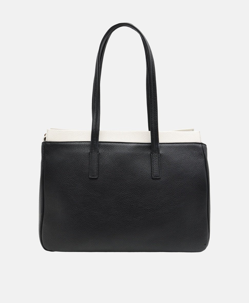 Furla kožená kabelka Černá 4
