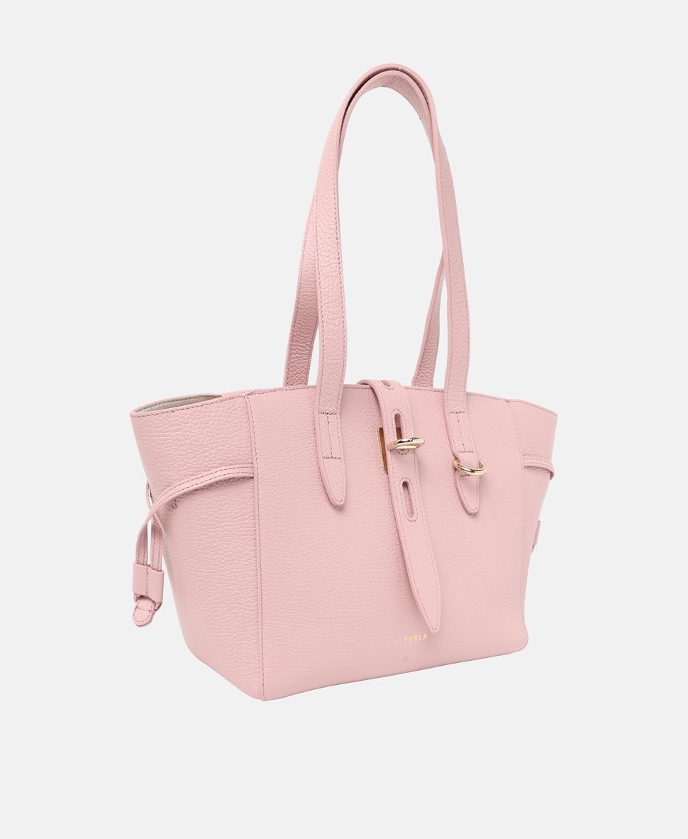 Furla kožená kabelka shopper Starorůžová 1