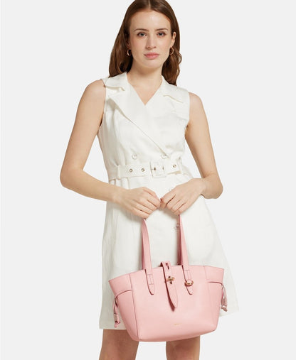 Furla kožená kabelka shopper Starorůžová 5