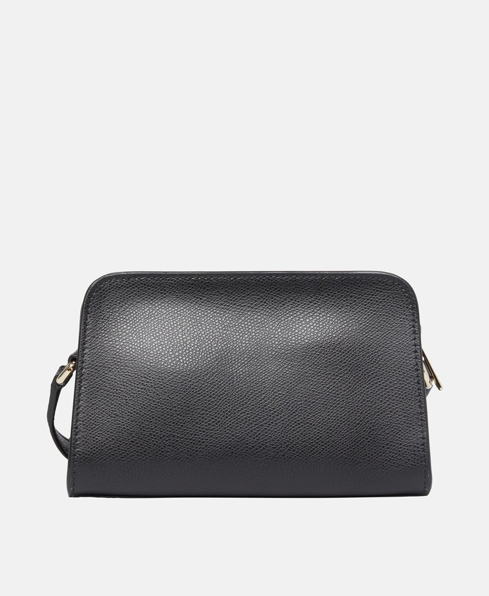 Furla Kožená messenger taška Černá 4