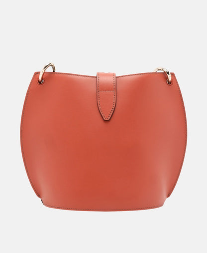 Furla Kožená kabelka přes rameno Hnědá 4