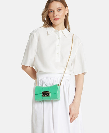 Furla kabelka přes rameno Břidlicově modrá 5