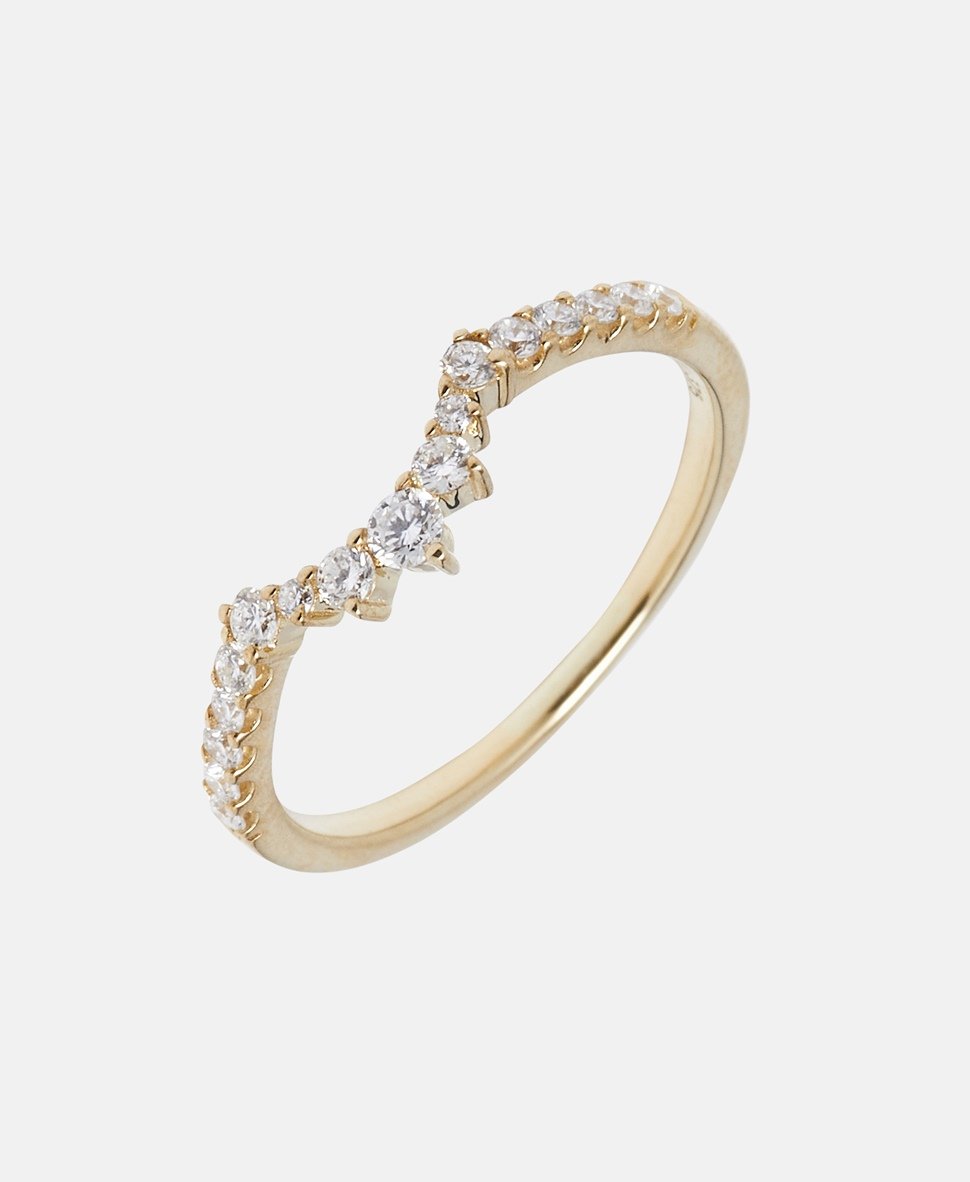 Ethische Diamanten diamantový prsten Zlatá 2