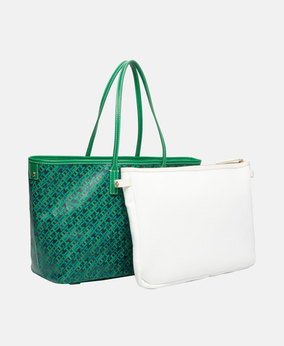 Tommy Hilfiger kabelka shopper Zelená 2
