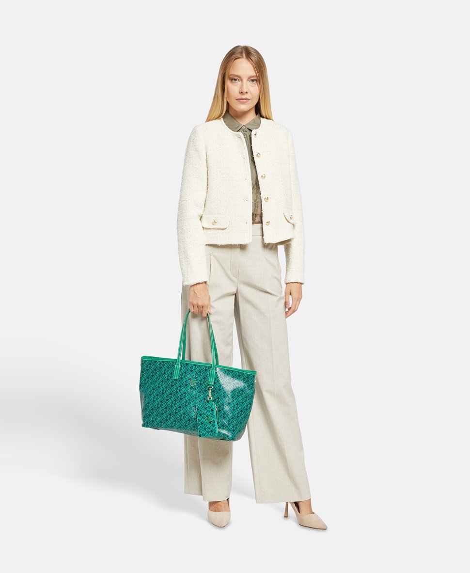 Tommy Hilfiger kabelka shopper Zelená 5