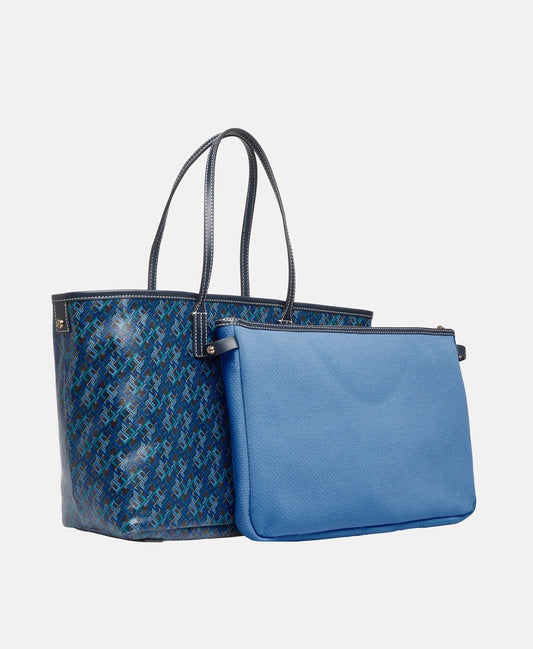 Tommy Hilfiger kabelka shopper Tmavě modrá 1