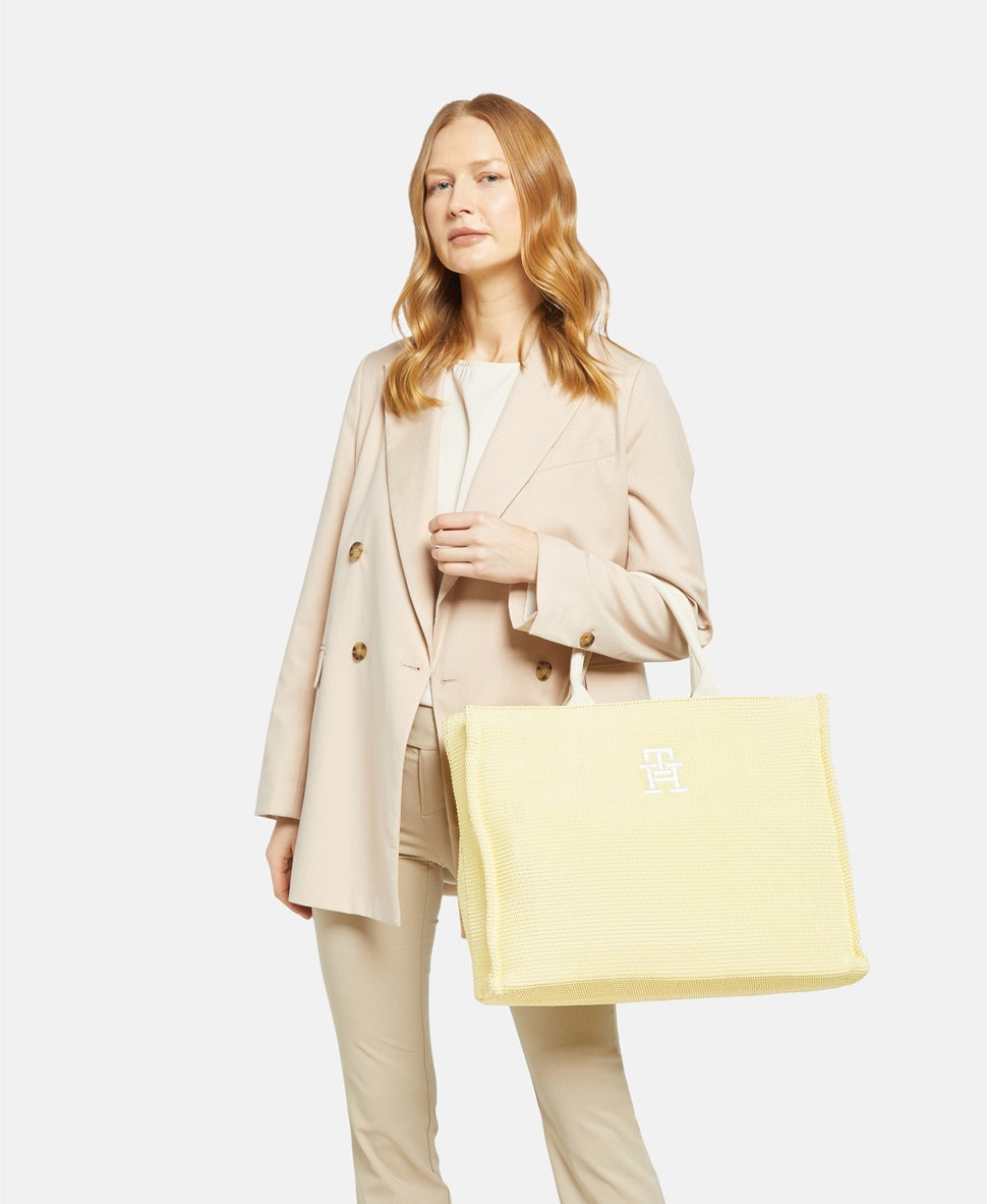 Tommy Hilfiger kabelka tote Světle žlutá 5