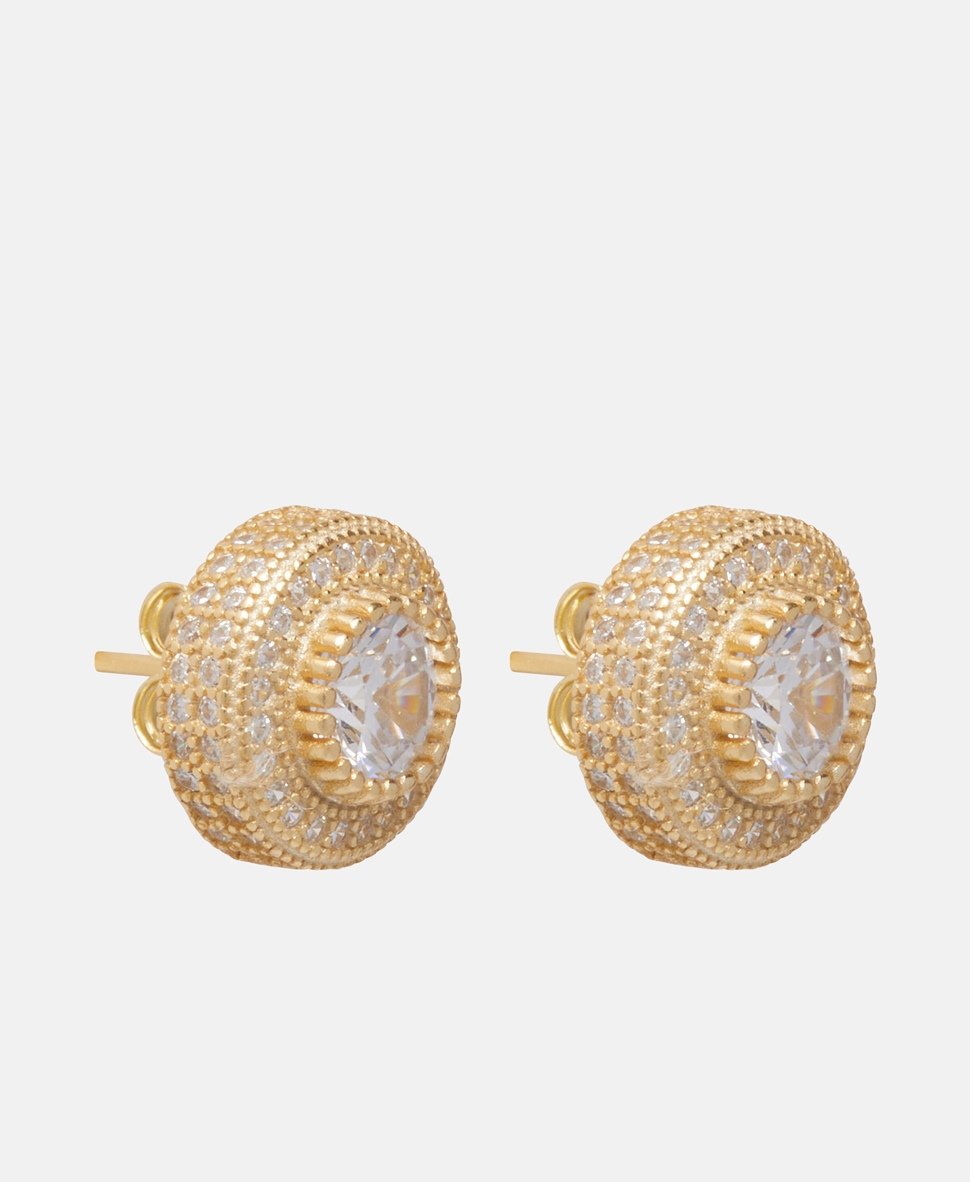 Lawrence Grey Jewelry Puzetové náušnice Zlatá 1