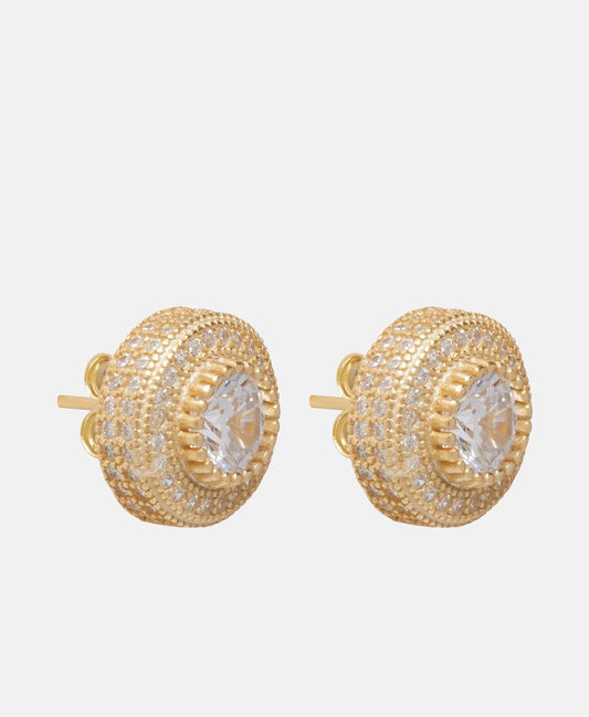 Lawrence Grey Jewelry Puzetové náušnice Zlatá 1