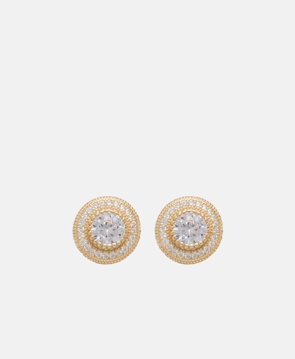 Lawrence Grey Jewelry Puzetové náušnice Zlatá 2