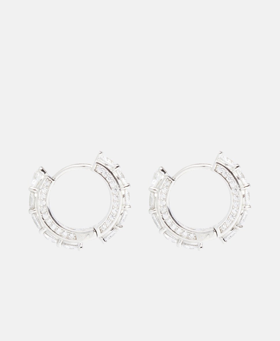 Lawrence Grey Jewelry Obručové náušnice Stříbrná 2