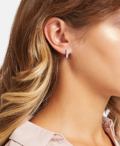 Lawrence Grey Jewelry Obručové náušnice Stříbrná 3