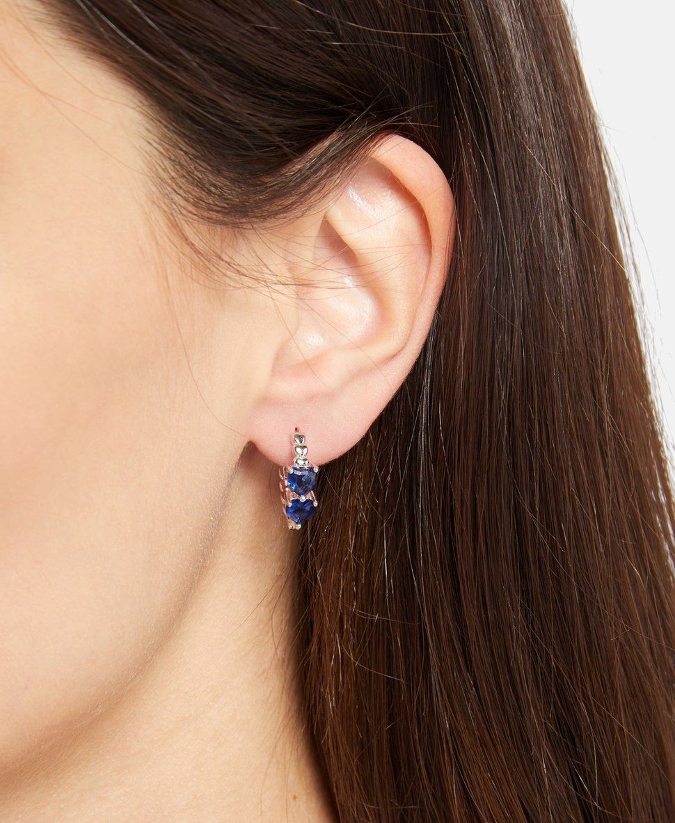 Lawrence Grey Jewelry Obručové náušnice Stříbrná 3