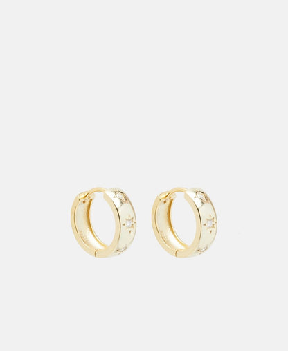 Lawrence Grey Jewelry Obručové náušnice Zlatá 1