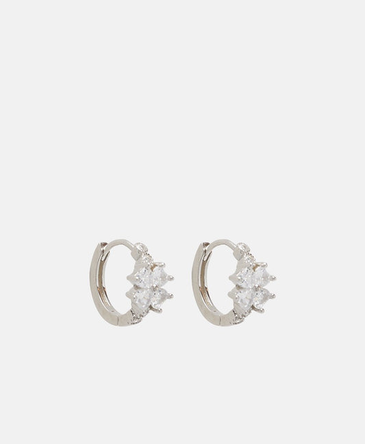 Lawrence Grey Jewelry Obručové náušnice Stříbrná 1