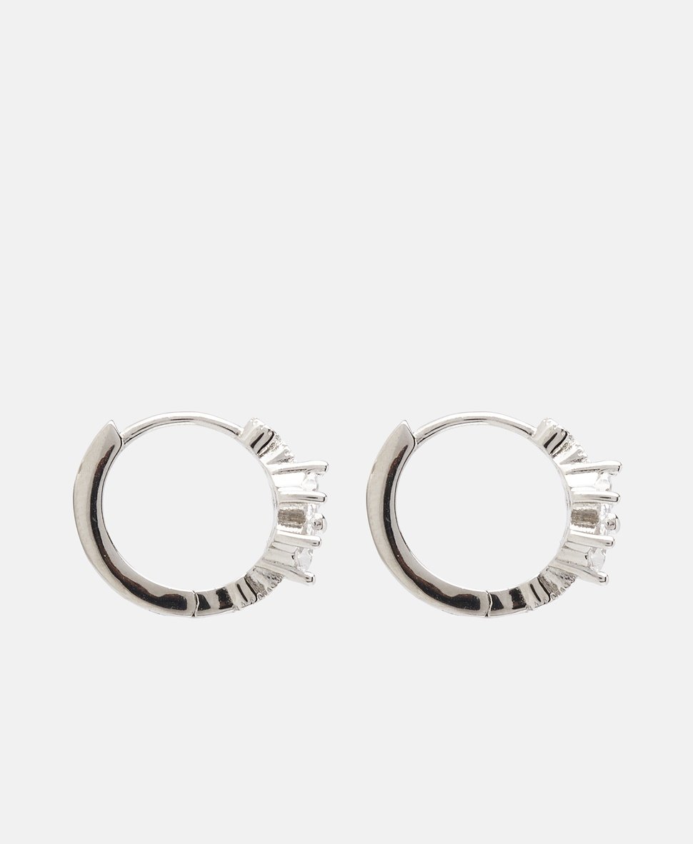 Lawrence Grey Jewelry Obručové náušnice Stříbrná 2