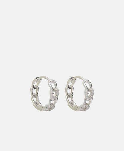 Lawrence Grey Jewelry Obručové náušnice Stříbrná 1