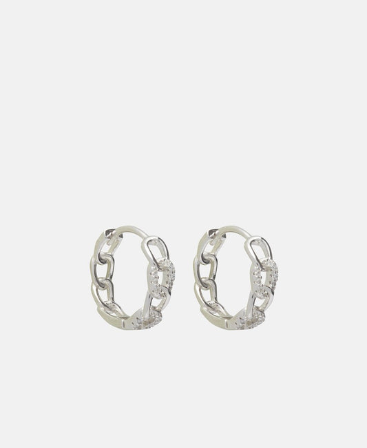 Lawrence Grey Jewelry Obručové náušnice Stříbrná 1