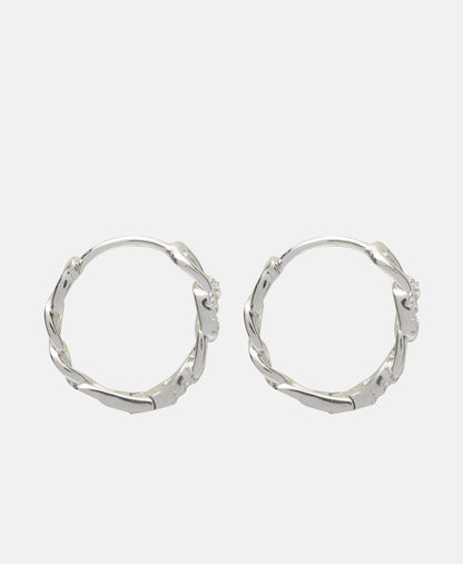 Lawrence Grey Jewelry Obručové náušnice Stříbrná 2