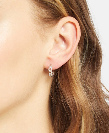 Lawrence Grey Jewelry Obručové náušnice Stříbrná 3