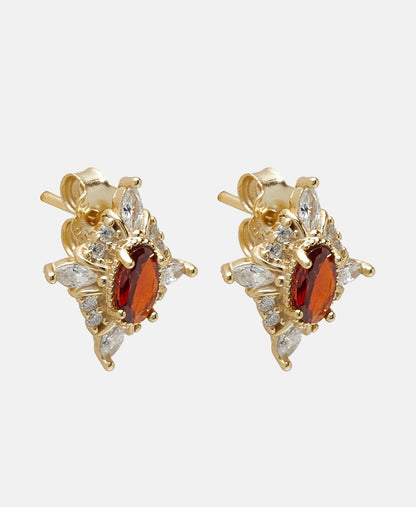 Lawrence Grey Jewelry Puzetové náušnice Zlatá 1