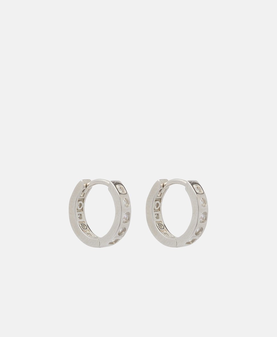 Lawrence Grey Jewelry Obručové náušnice Stříbrná 1