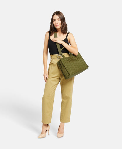 Coccinelle kabelka shopper Khaki 5