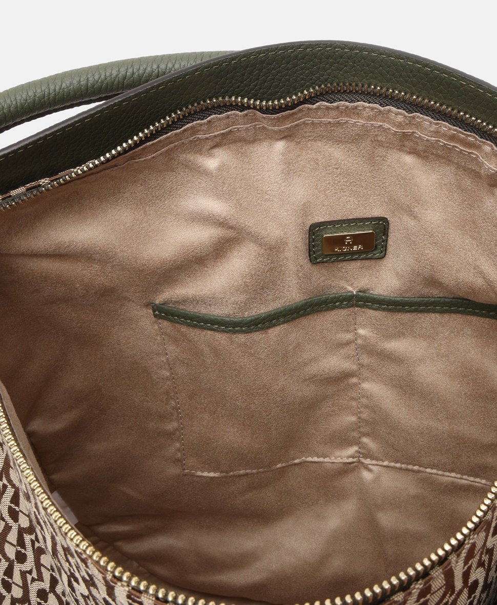 Aigner hobo kabelka Tmavě zelená 3