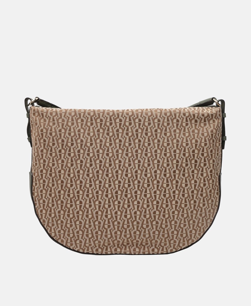 Aigner hobo kabelka Tmavě zelená 4
