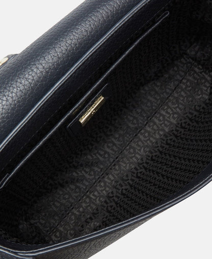 Aigner Kožená messenger taška Tmavě hnědá 3