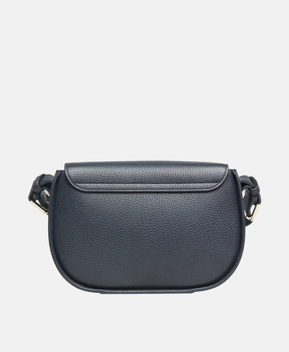Aigner Kožená messenger taška Tmavě hnědá 4