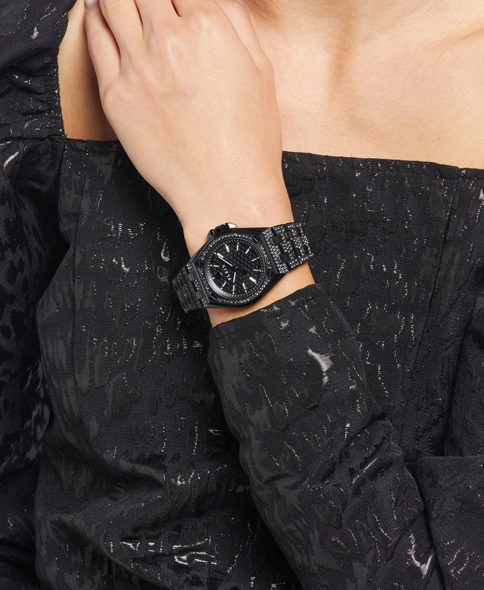 Philipp Plein hodinky Černá 6