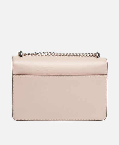 DKNY Kožená kabelka přes rameno Růžová 4