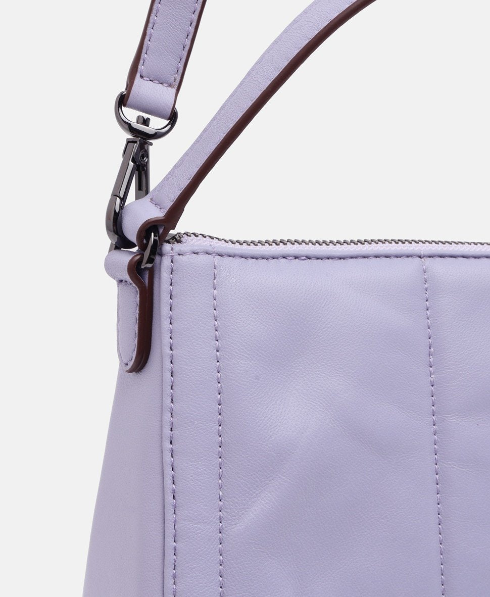 DKNY Kožená messenger taška Lila 2