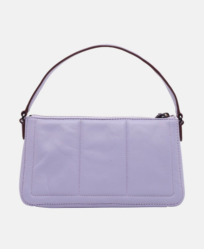 DKNY Kožená messenger taška Lila 4