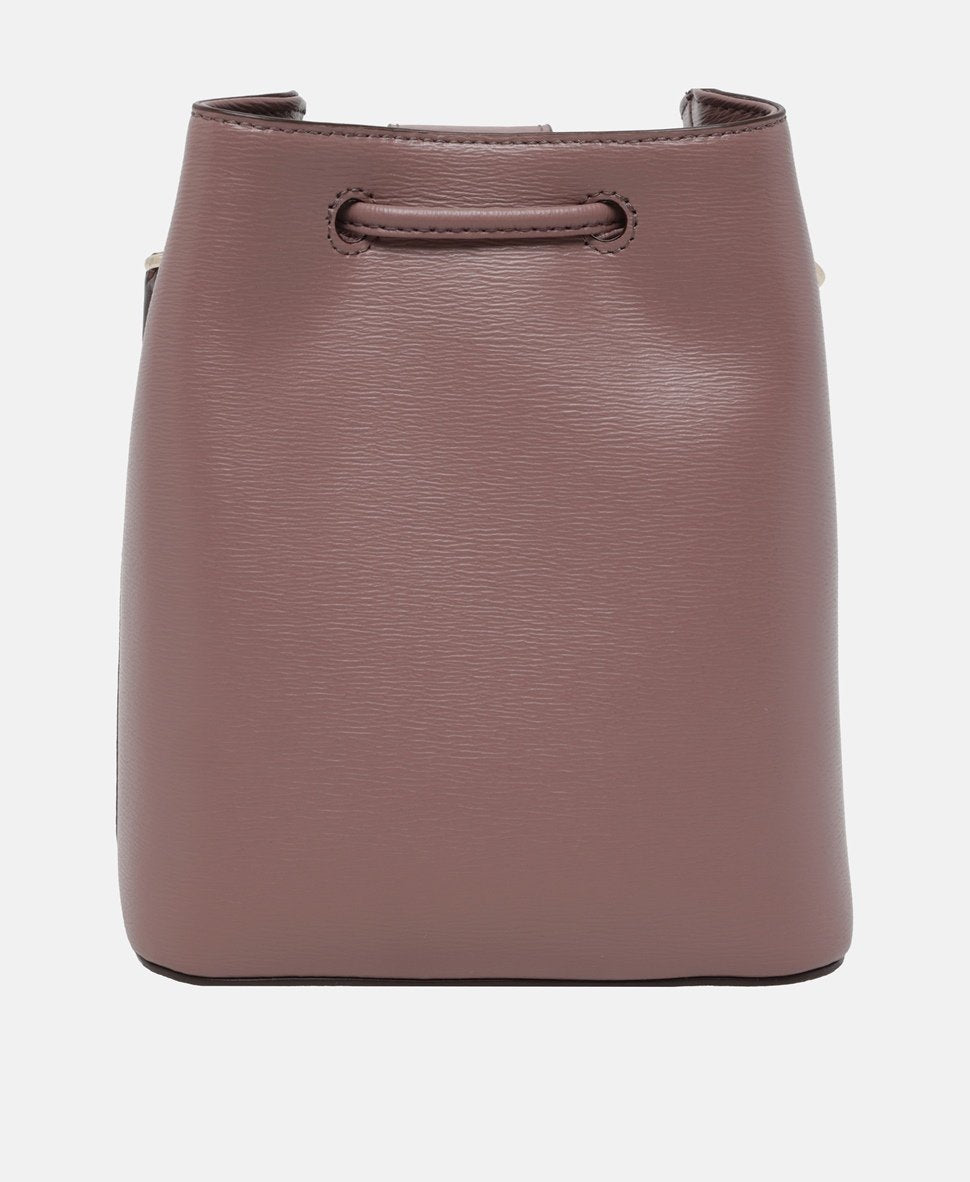 DKNY kožená hobo kabelka Taupe 4