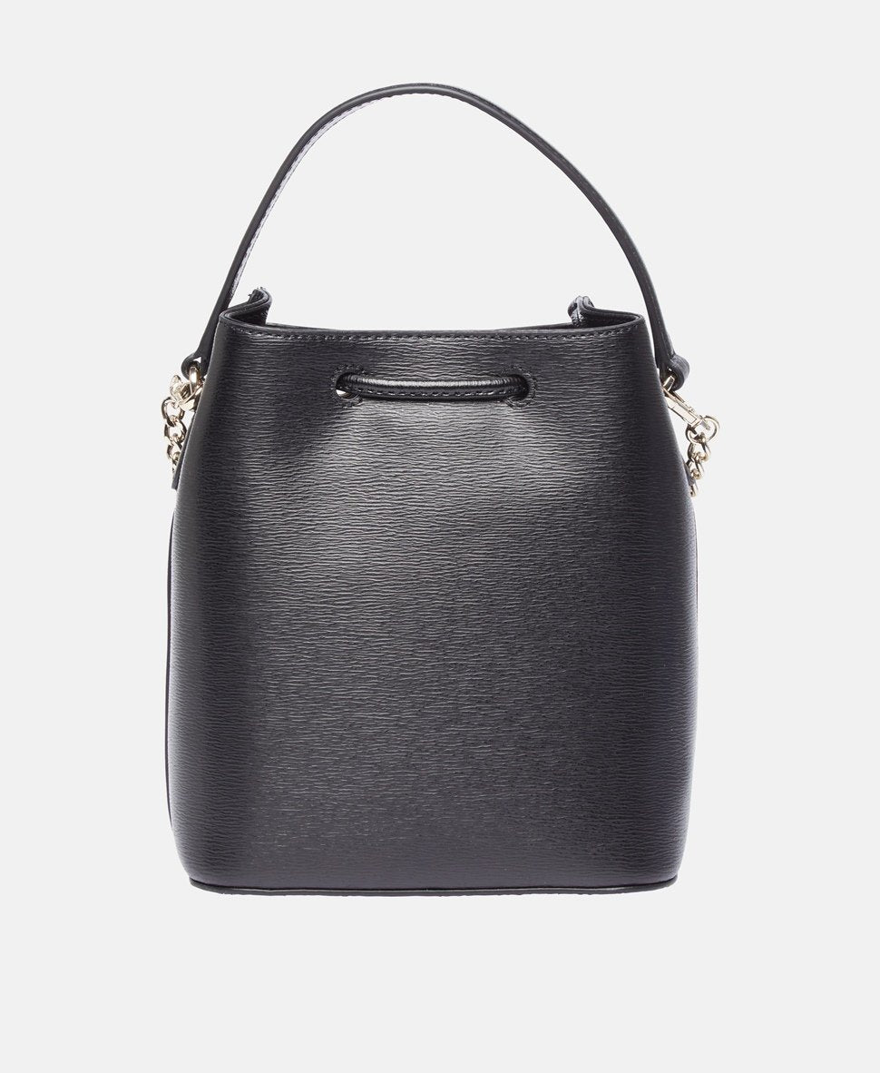 DKNY kožená hobo kabelka Černá 4