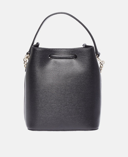 DKNY kožená hobo kabelka Černá 4